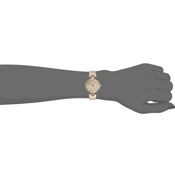 Women\'s Leather Strap Watch Pink /Rose Gold main image 5